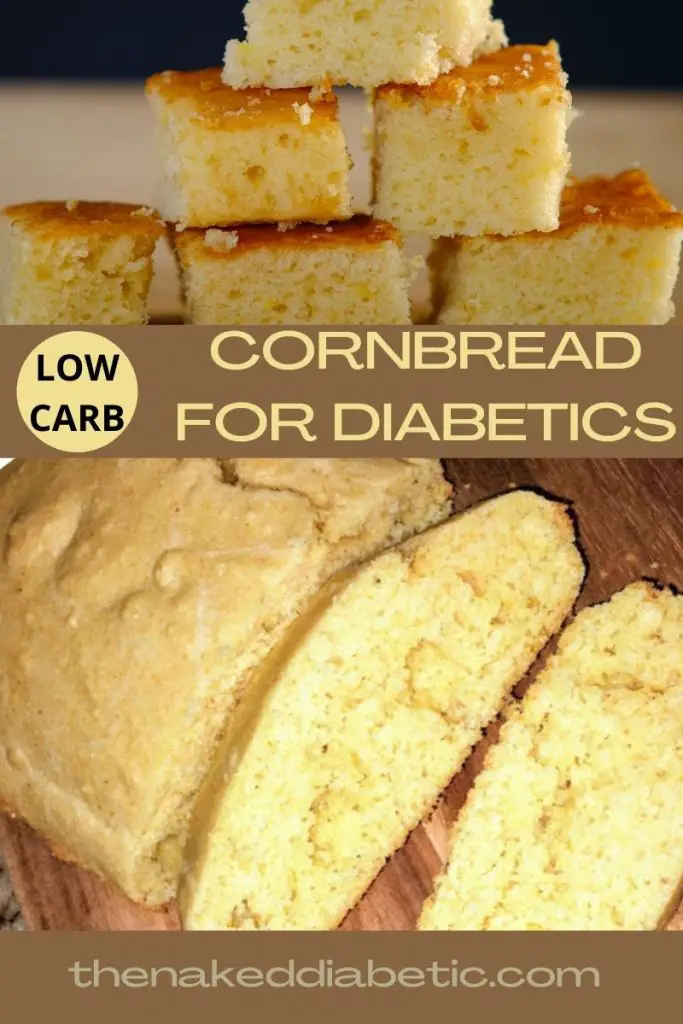 ;pw carb cornbread for diabetics on a plate