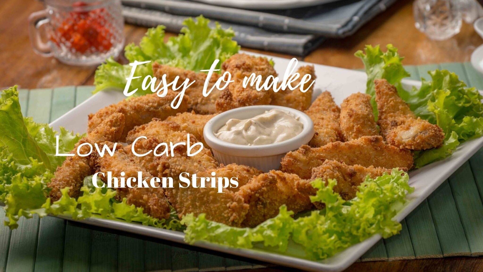 Easy to make healthy Low Carb Chicken strips The Naked Diabetic