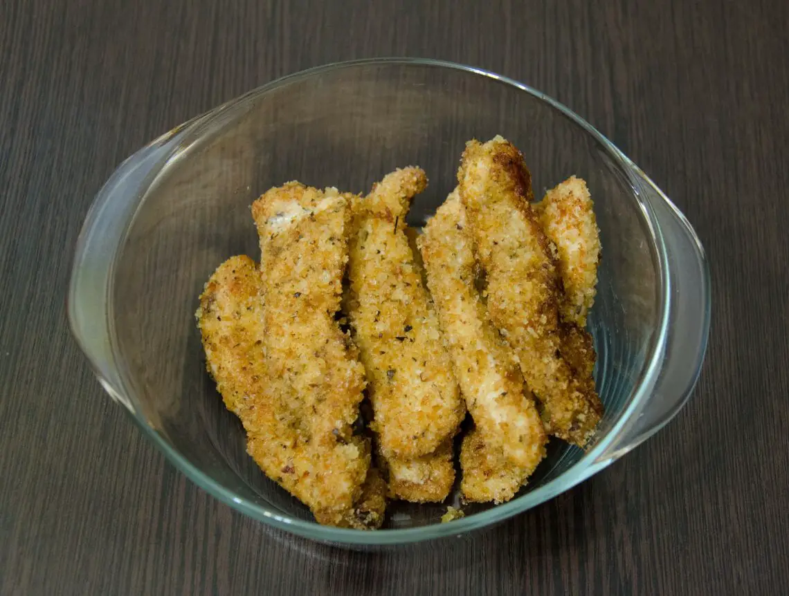Easy to make healthy Low Carb Chicken strips for diabetics.