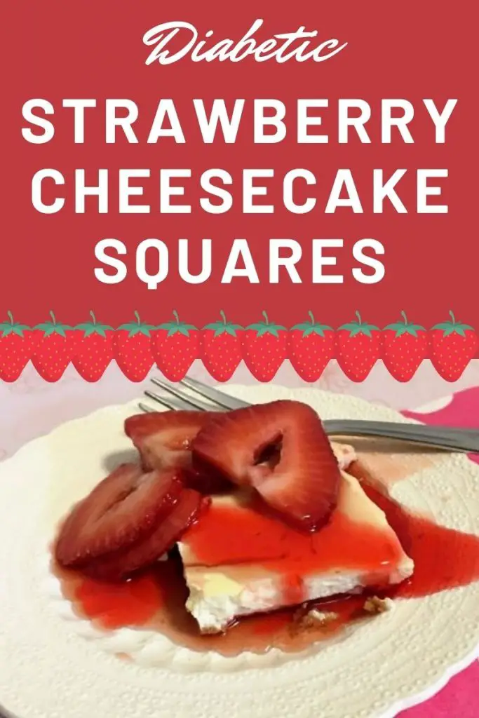 low carb strawberry cheesecake squares