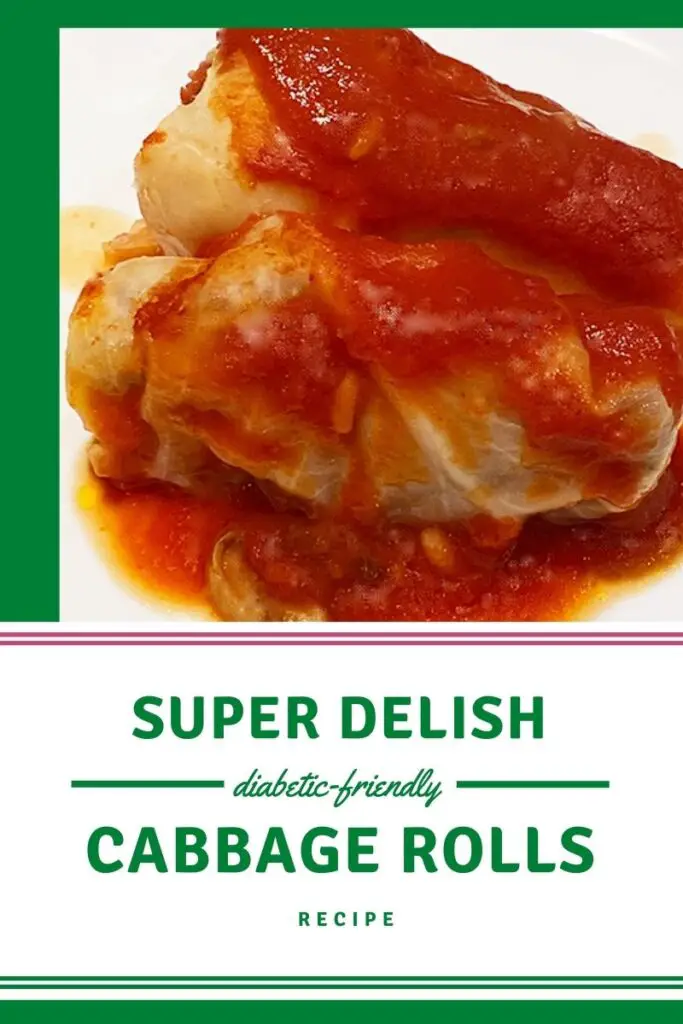 DIABETIC low carb cabbage rolls recipe