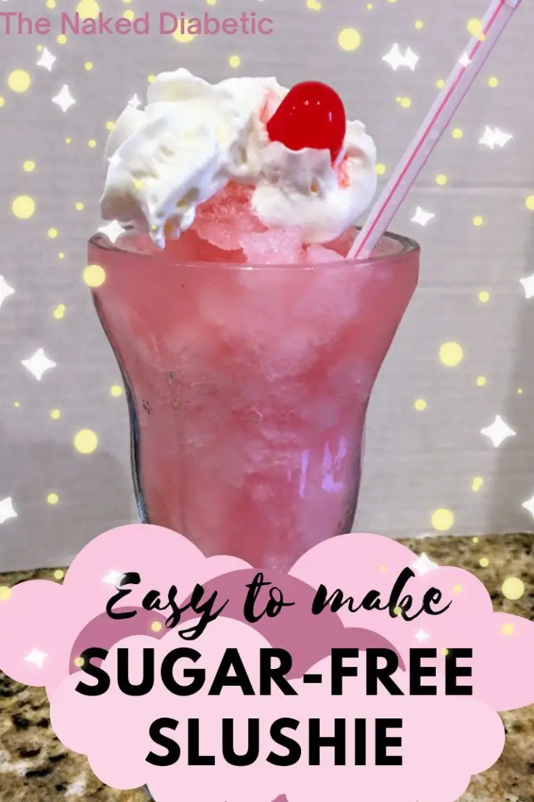 Cool off with an easy to make, sugarfree slushie.