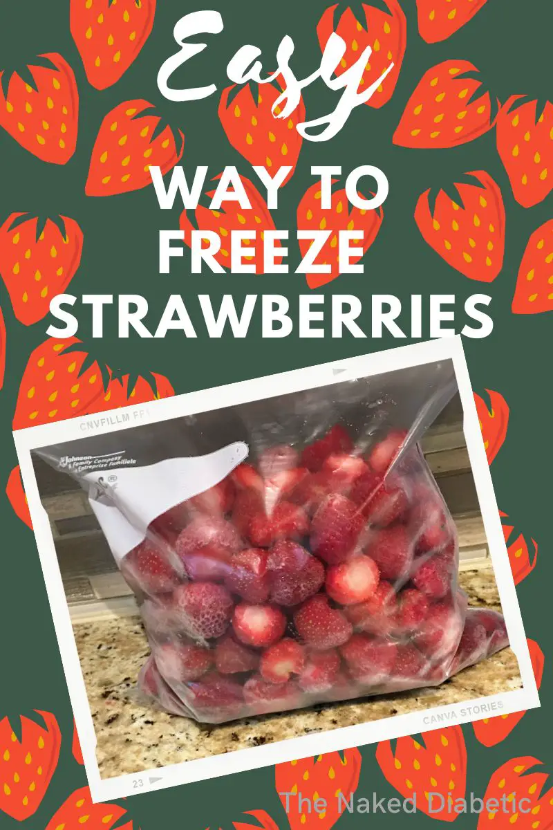 easy way to freeze strawberries