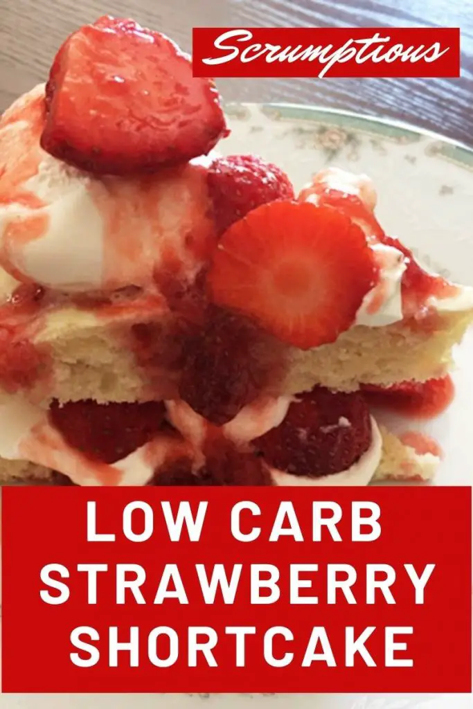 low carb strawberry shortcake