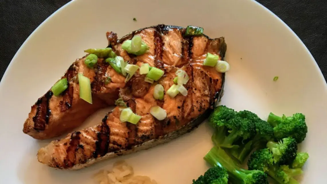 Easy to make Low-Carb grilled Maple Soy Salmon - The Naked Diabetic