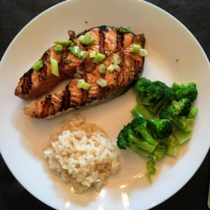 low carb Maple Soy Salmon