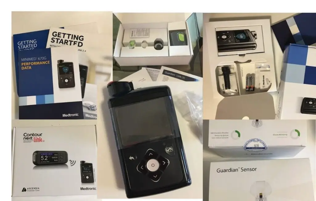 what's in the box of the Medtronic 670G insul;ion pump