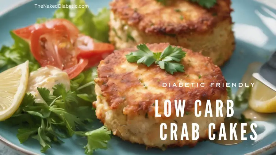 Diabetic Friendly Low carb Crab Cakes