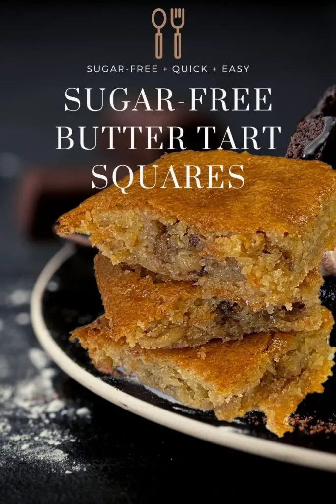 sugar-free butter tart squares