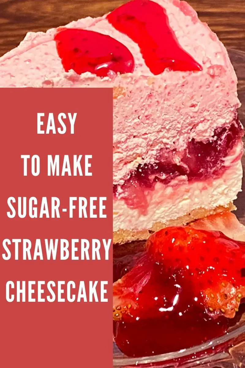 Simple Sugar Free Strawberry Ice Cream Recipe for Diabetics.