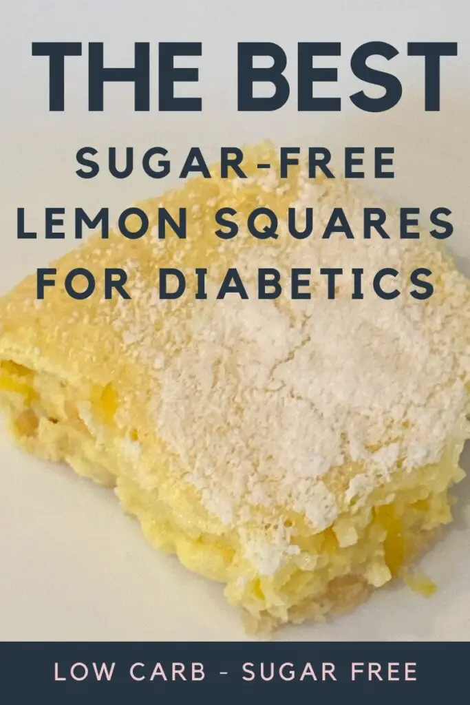 diabetic sugar-free lemon squares recipe