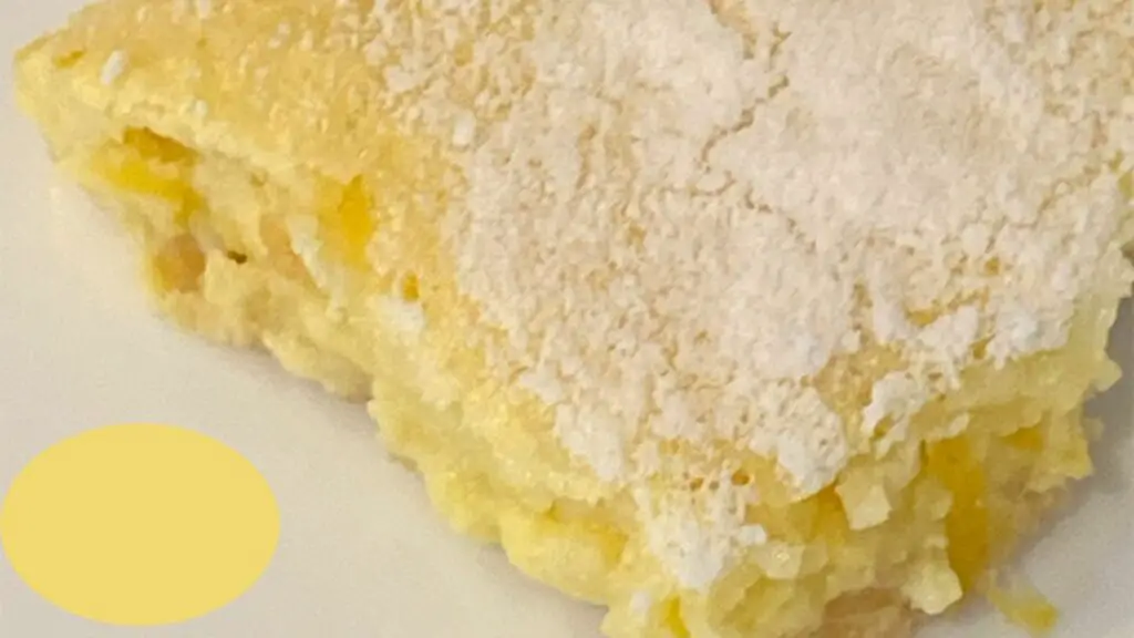 sugar-free low carb lemon squares