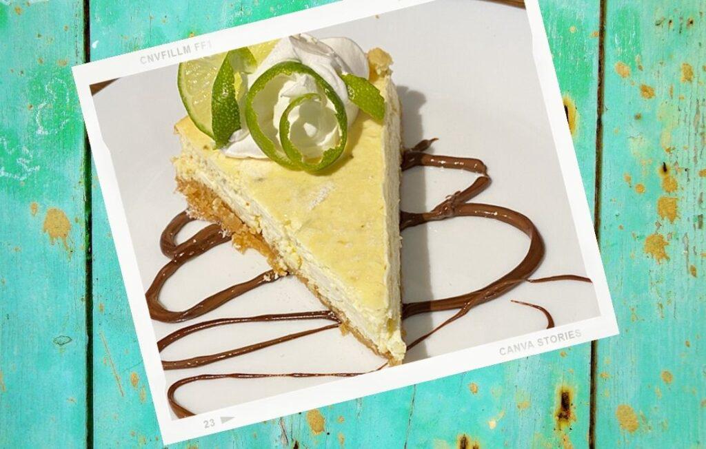 easy to make sugar-free low carb key lime cheesecake