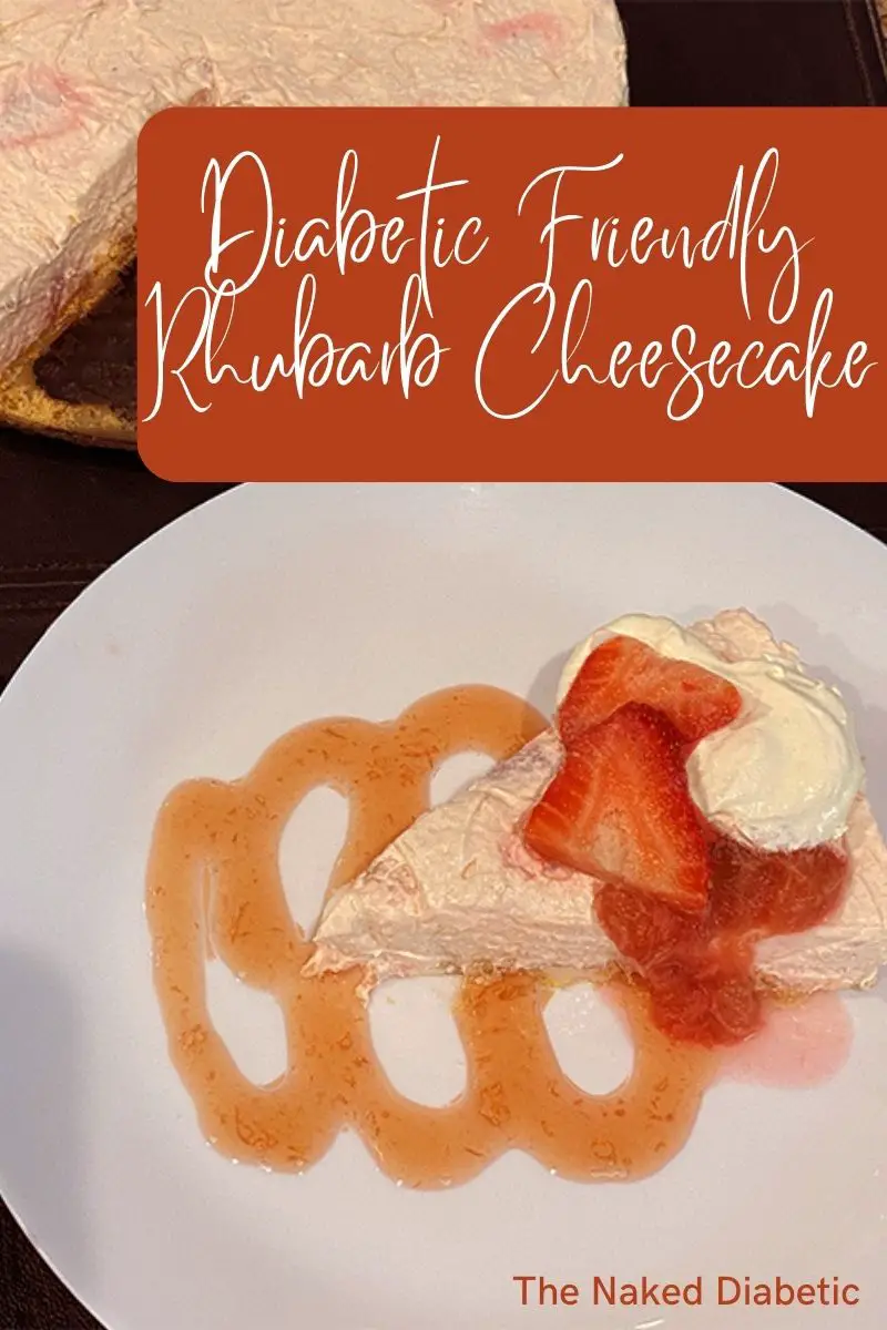 diabetic friendly rhubarb cheesecake