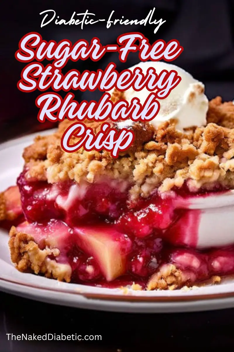 Sugar Free Strawberry Rhubarb Crisp