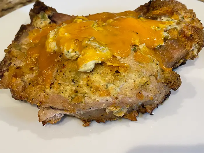 low carb grilled stuffed pork chops