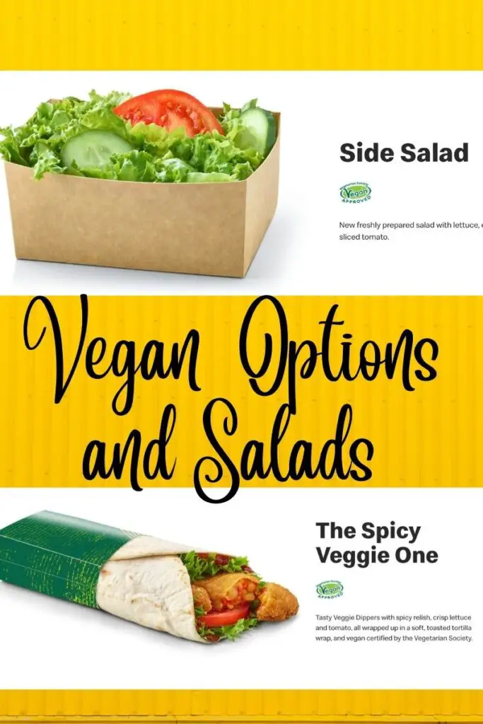 McDonald's and diabeteds - vegan and salad options