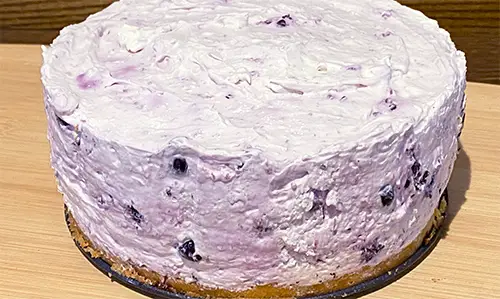 sugar-free blueberry cheesecake recipe