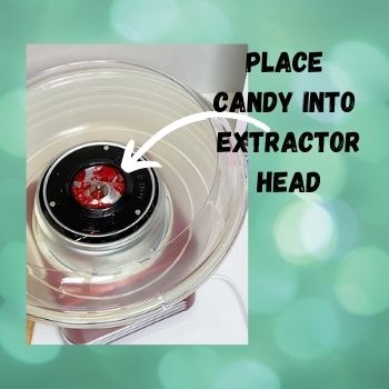 How to make sugar-free cotton candy - extractor head