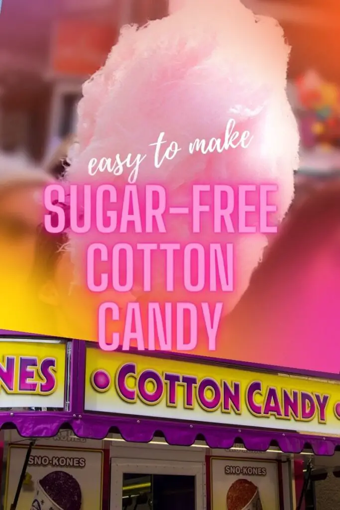 HOW TO MAKE SUGAR- FREE COTTON CANDY - EASY TO DO