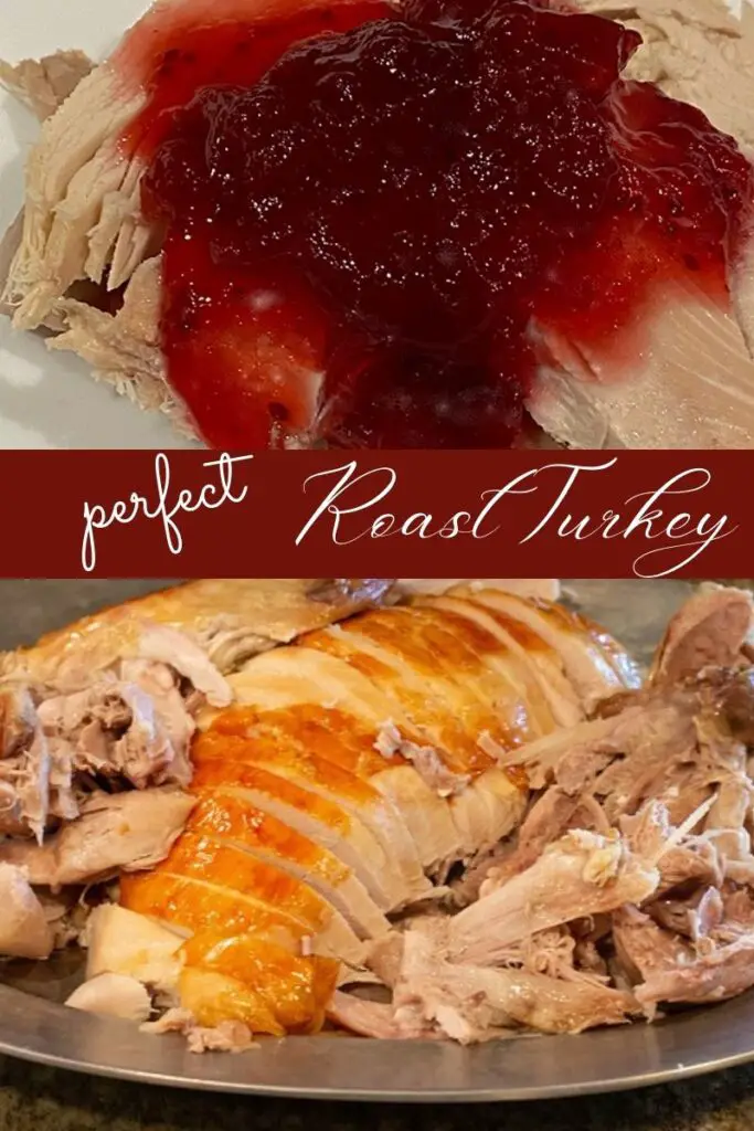 picture of diabetic friendly roast turkey with sugar free cranberry sauce