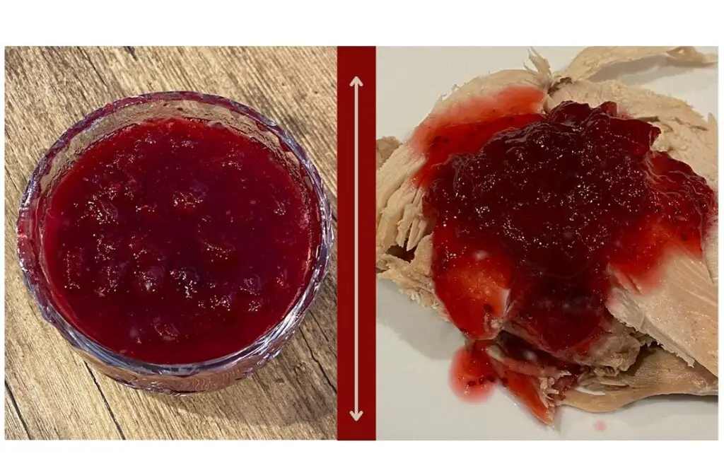 Sugar-free cranberry sauce recipe and roast turkey