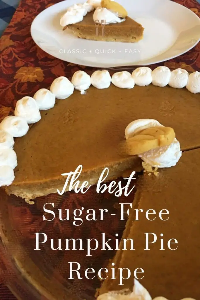 The best Sugar-Free Pumpkin Pie Recipe
