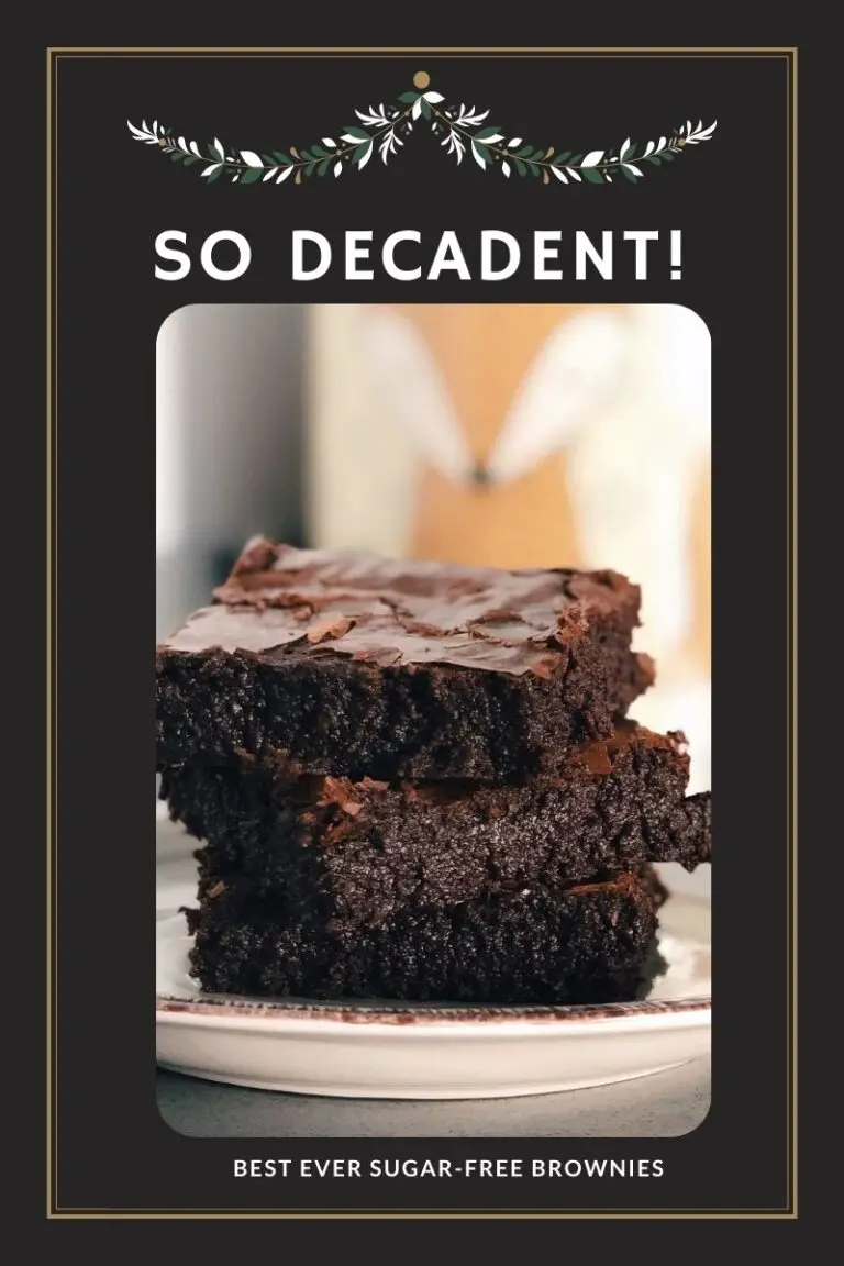 The best SugarFree Chocolate Brownie Recipe for Diabetics.