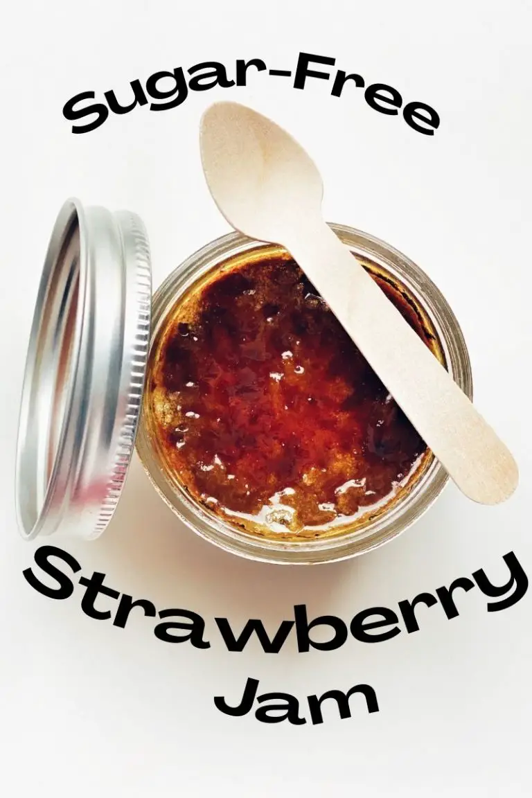 Easy SugarFree Strawberry Freezer Jam for diabetics.