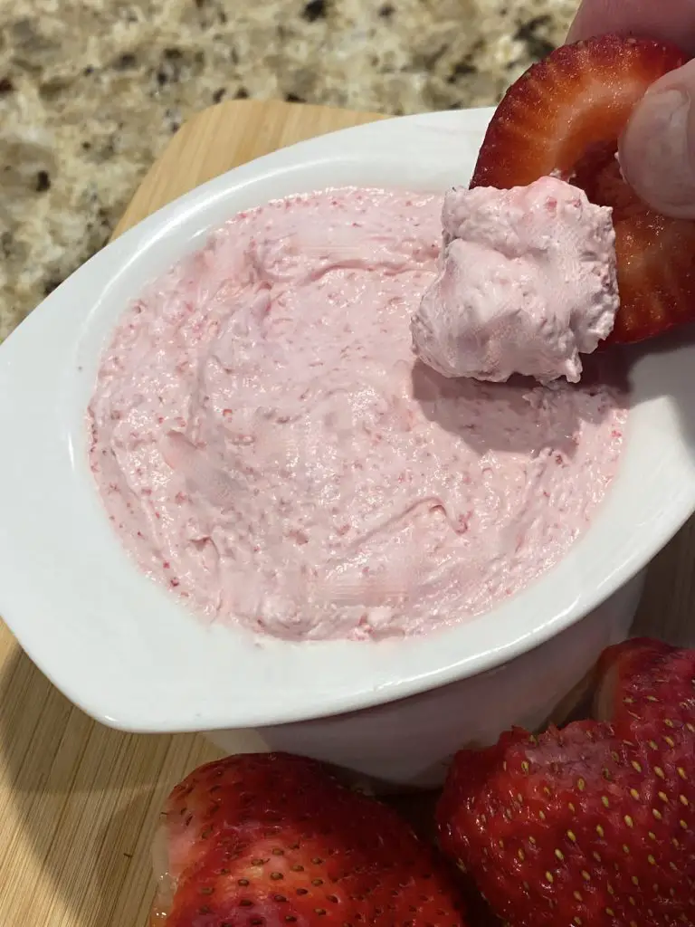 sugar-free strawberry fruit dip recipe