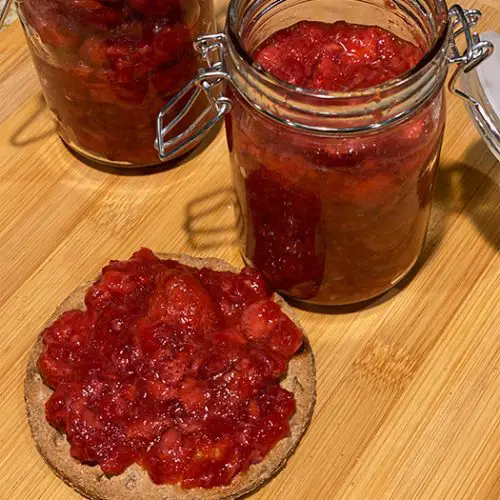 sugar-free strawberry freezer jam recipe