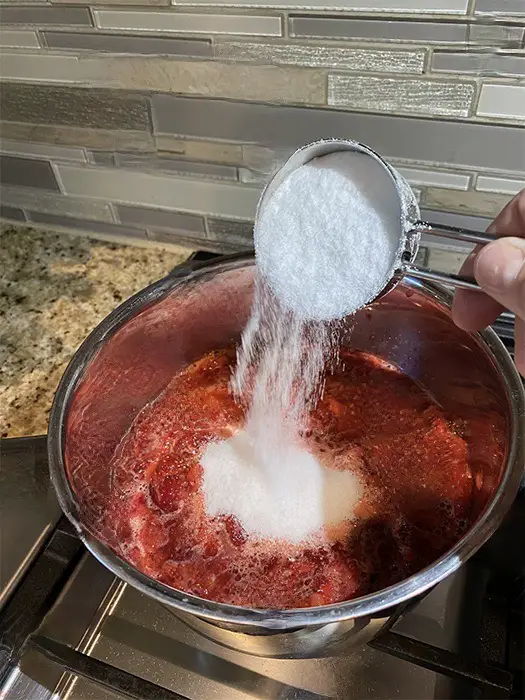 sugar-free strawberry freezer jam recipe