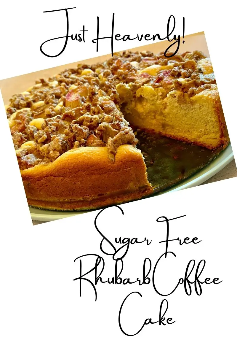 Sugar Free Rhubarb Coffee Cake recipe