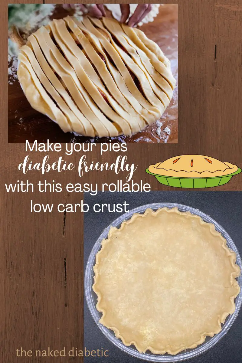 low carb diabetic friendly pie crust dough