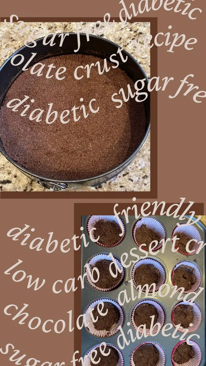 diabetic chocolate almond flour crust recipe