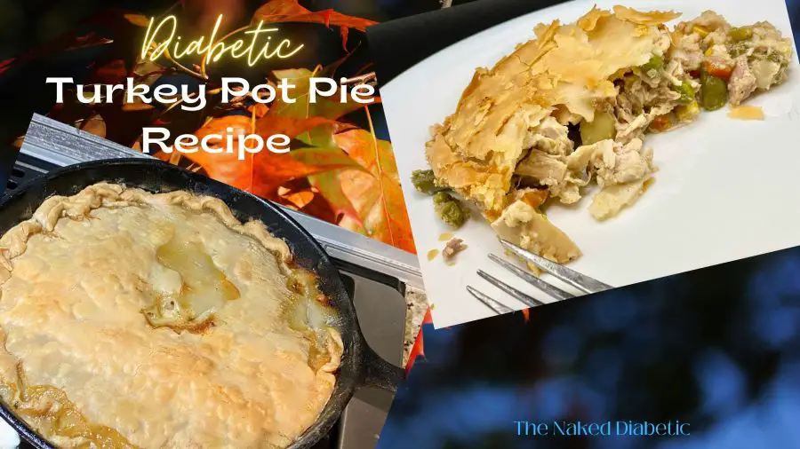 Diabetic Low Carb Turkey Pot Pie recipe