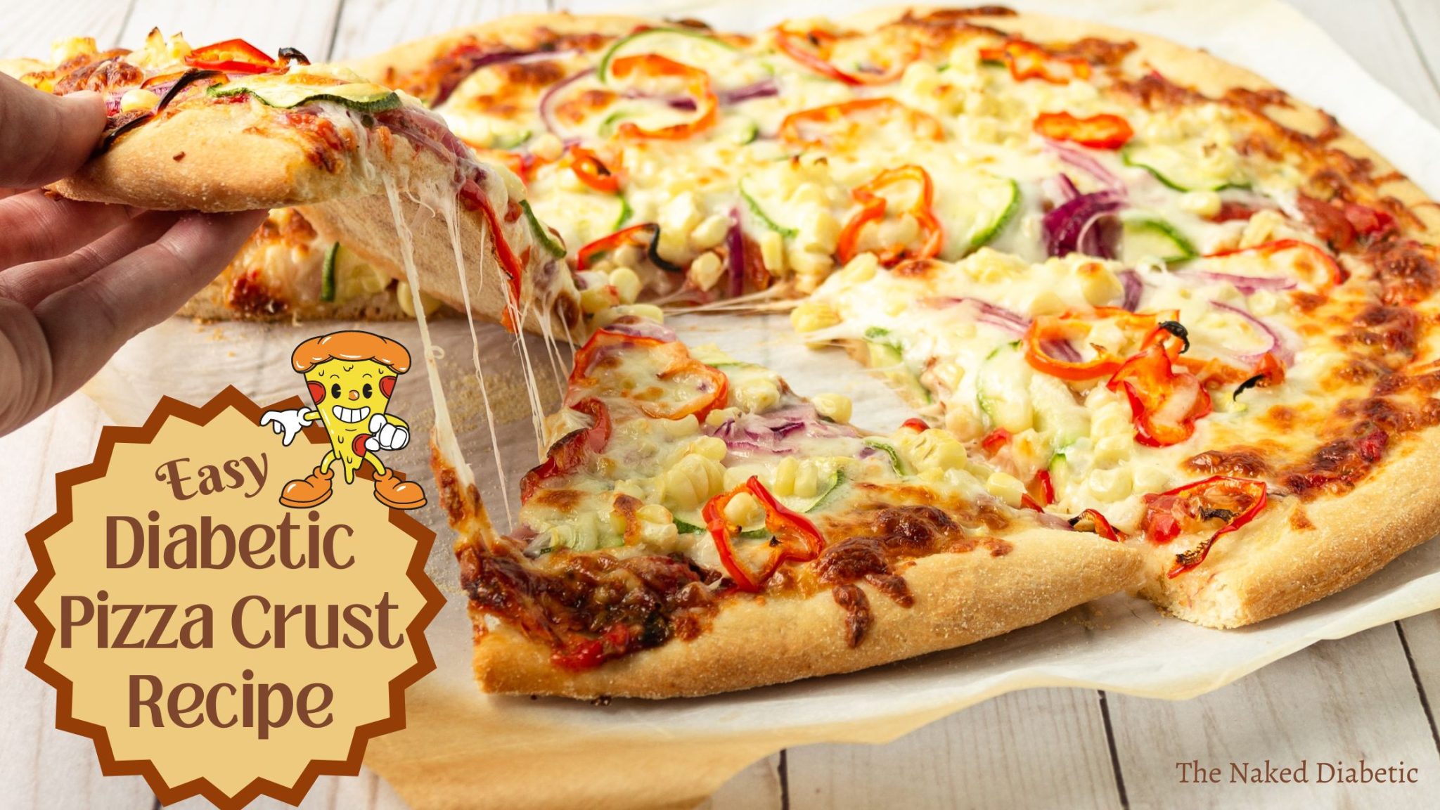 Easy Low Carb Diabetic Pizza Crust Recipe.