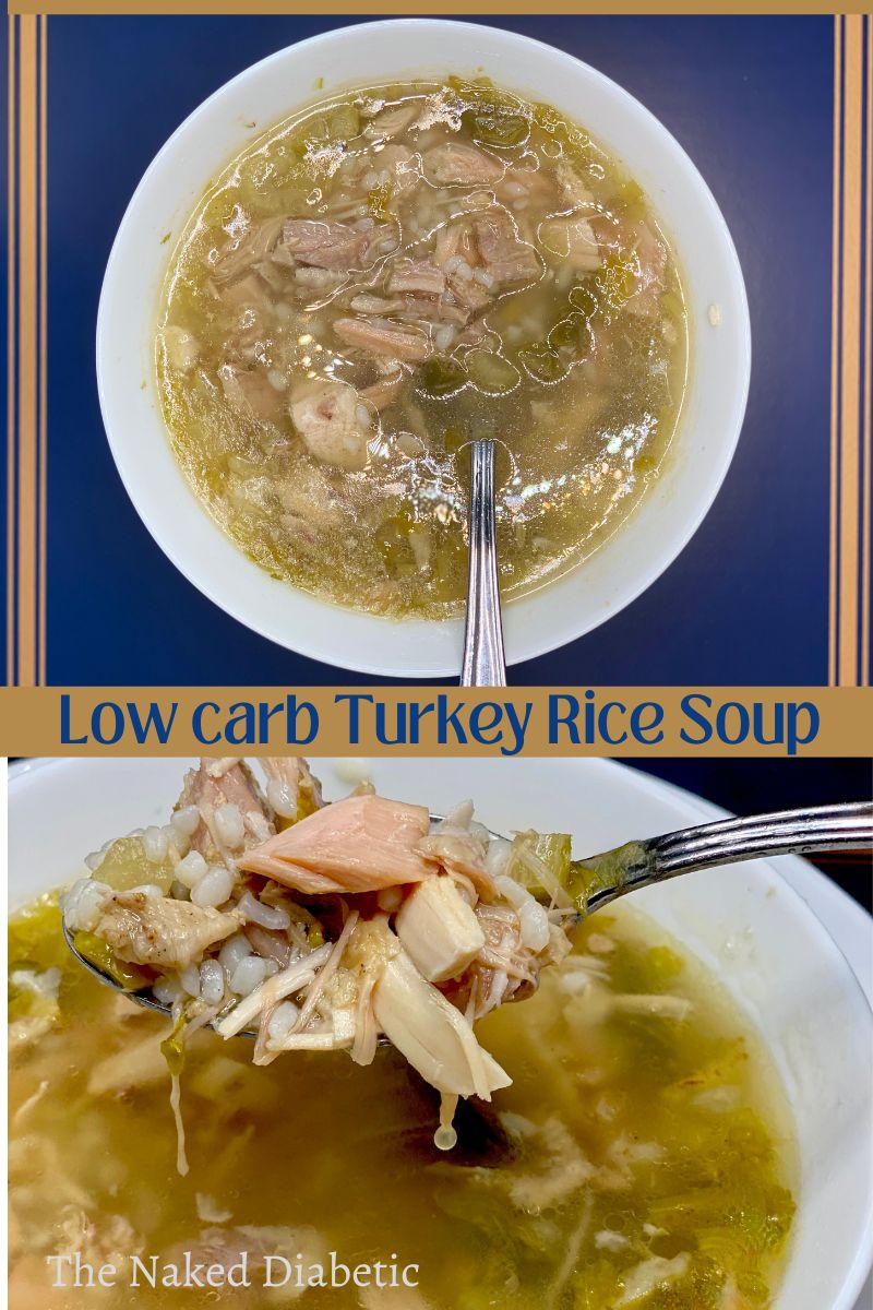 Low carb Turkey Rice Soup Recipe