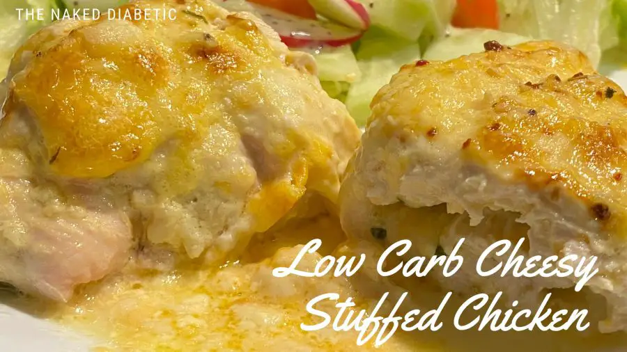 diabetic low carb cheesy stuffed chicken