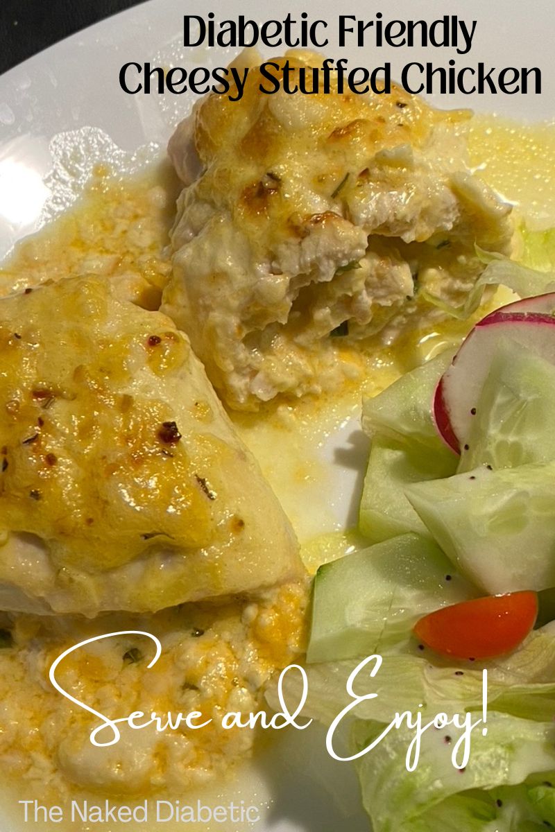 low carb cheesy stuffed chicken
