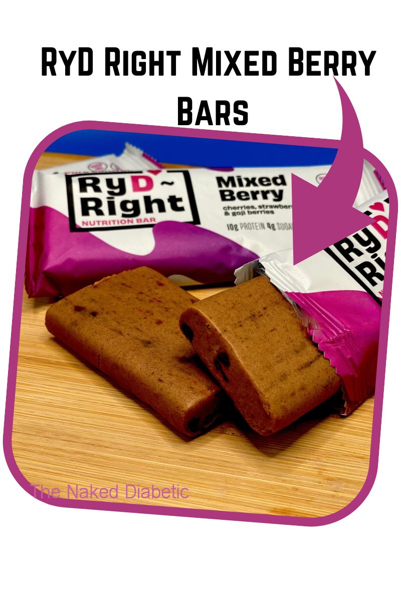 snack bars for diabetics - berry