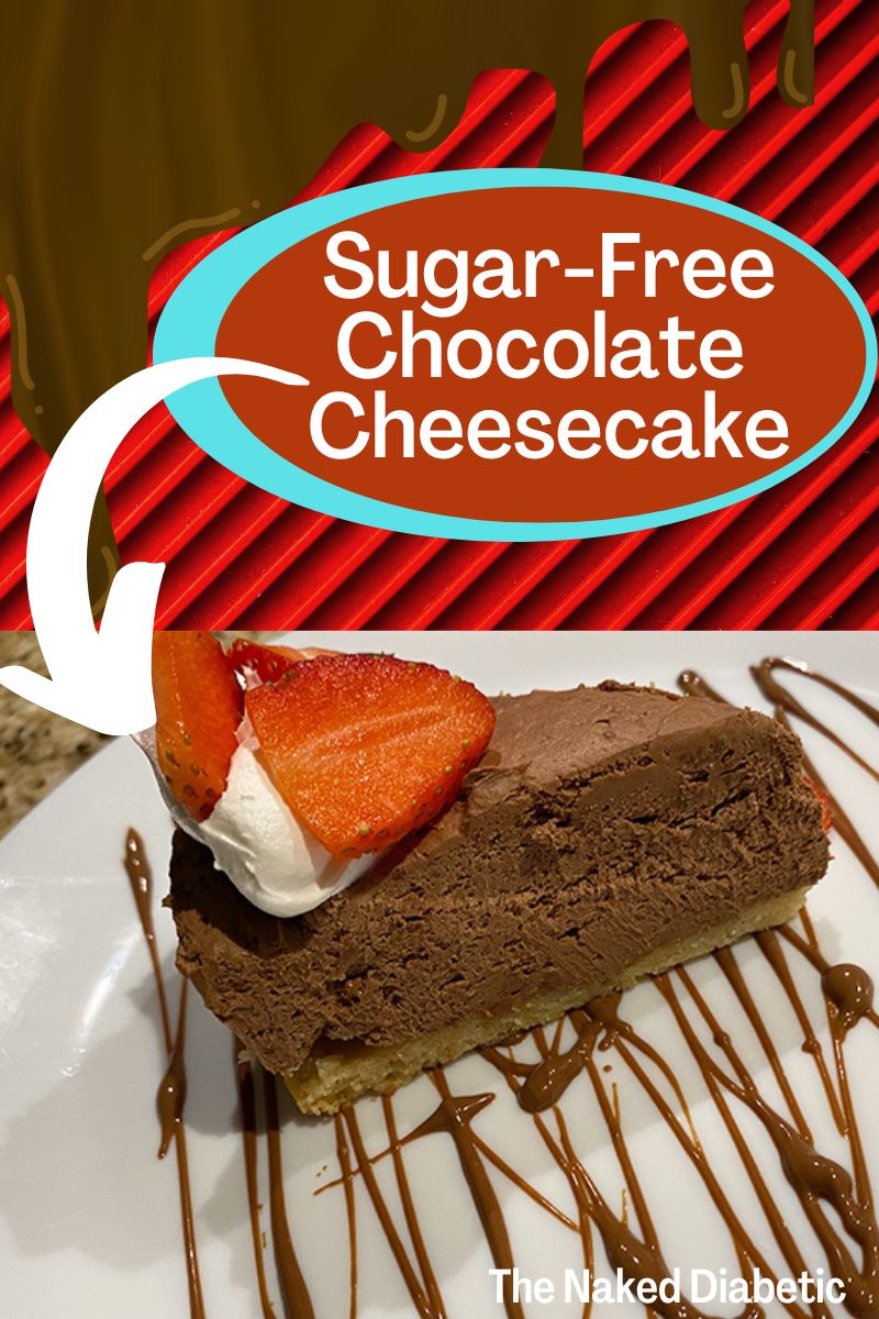 Low Carb Sugar Free Chocolate Cheesecake