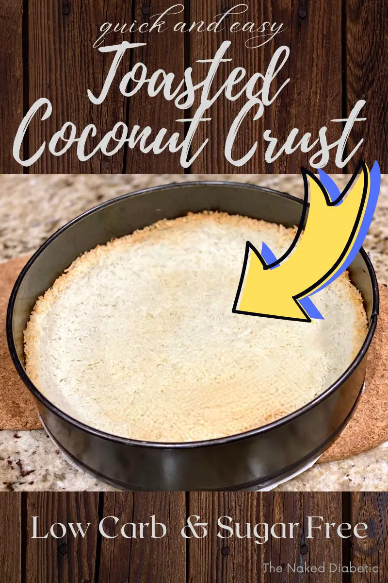 sugar free toasted coconut crust recipe