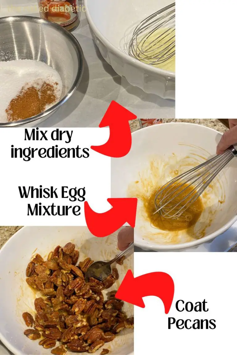 Easy Sugar Free Candied Pecans for Diabetics.