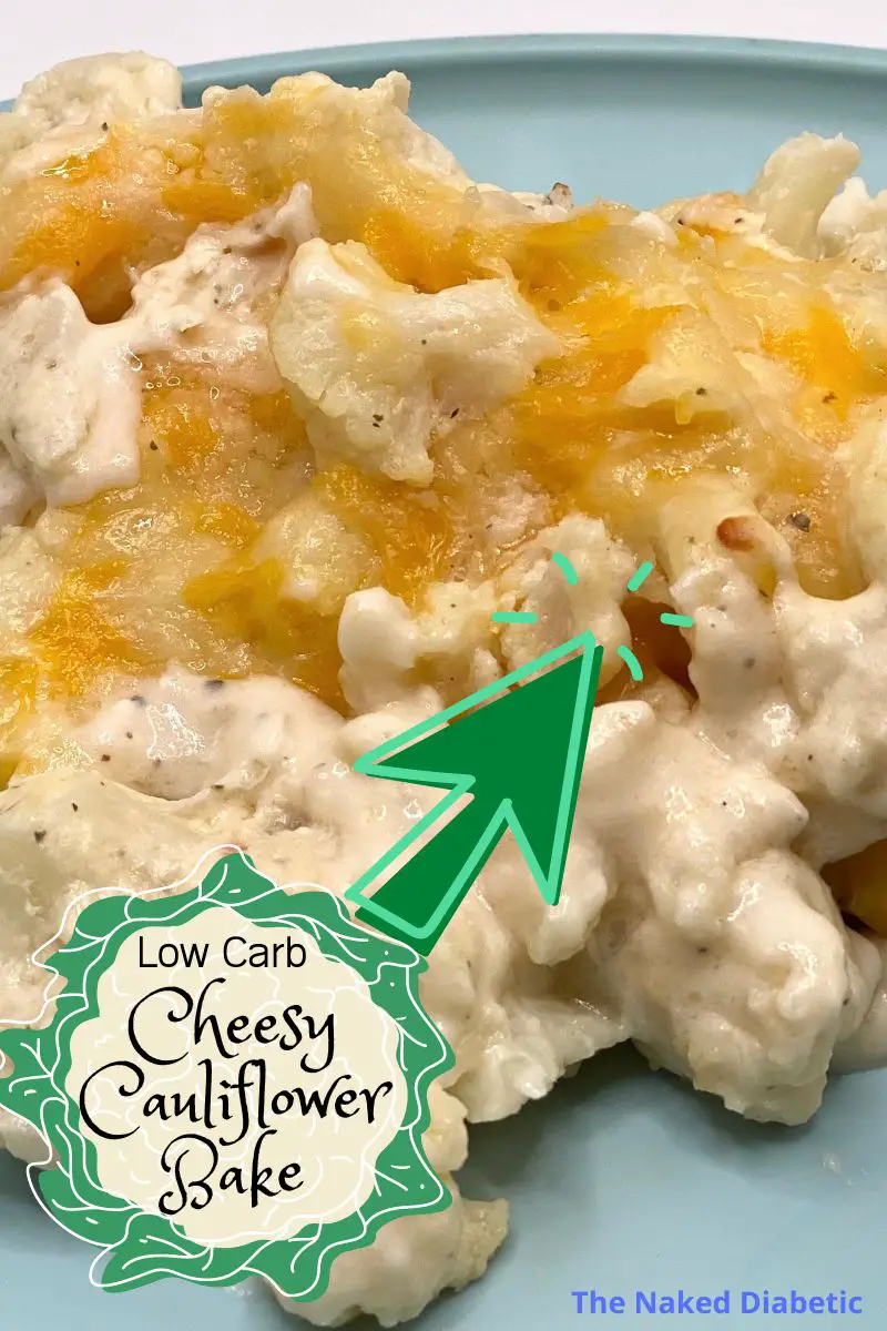 Low carb Cheesy Cauliflower Bake