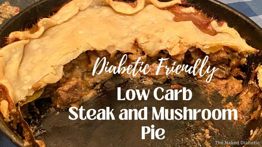 Low Carb Steak and Mushroom Pie recipe