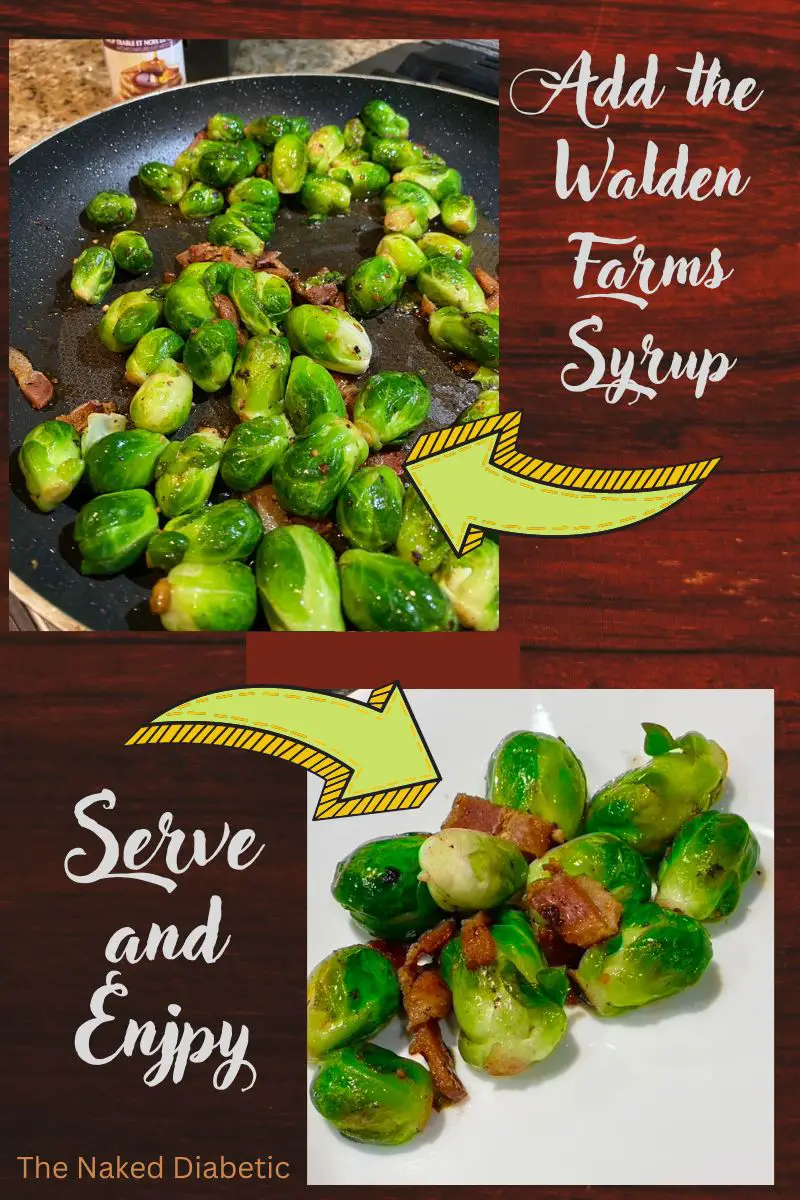 Low carb maple bacon brussel sprouts for diabetics