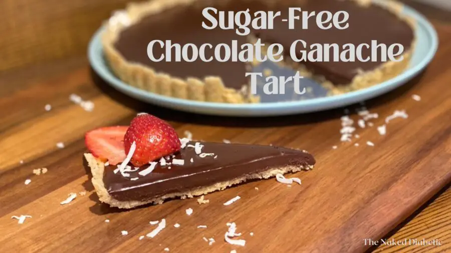 sugar free ganache tart for diabetics