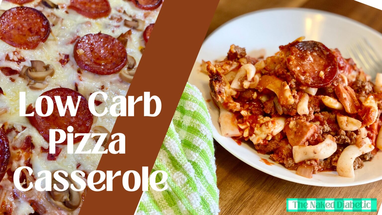 Easy Diabetic Low Carb Pizza Casserole Recipe With Noodles