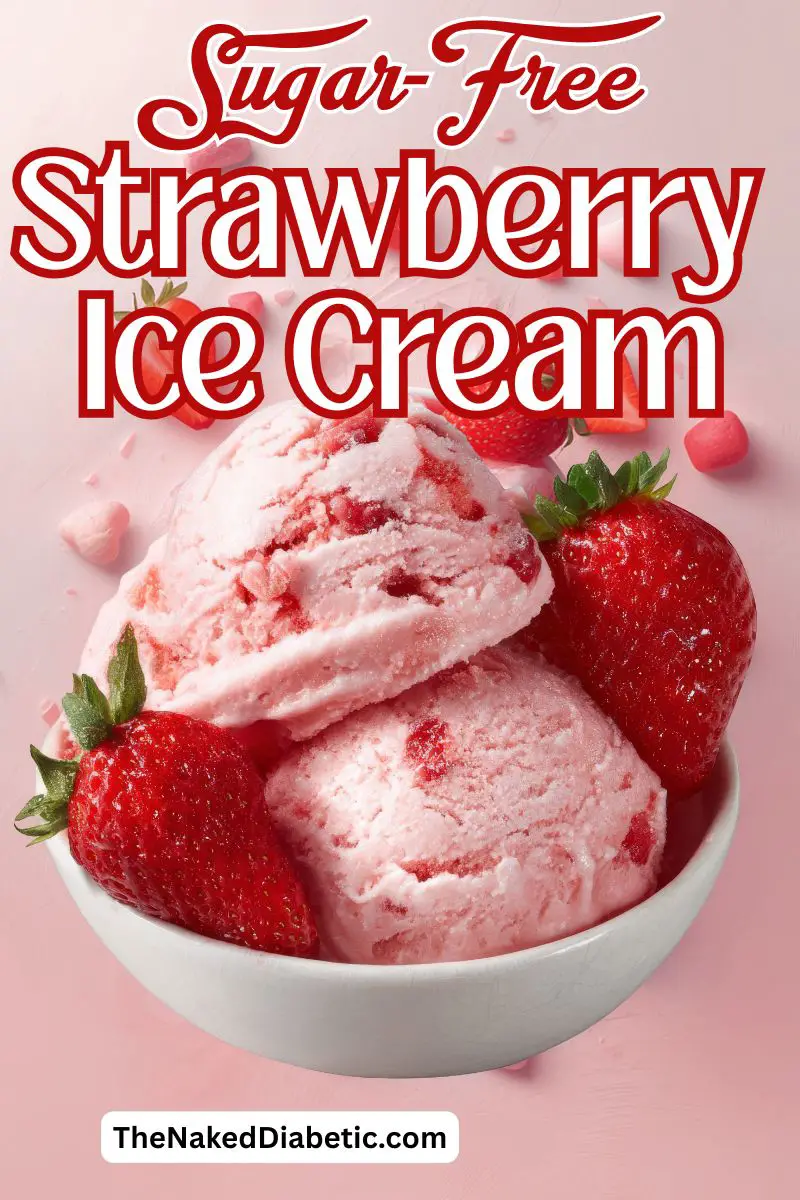 Sugar Free Strawberry Ice Cream